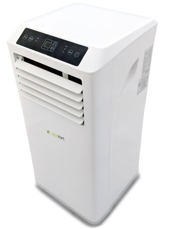 ecoQ CoolAir 10 bietet drei Funktionen (Luftentfeuchtung, Ventilator, Kühlung) bei einfacher Bedienung